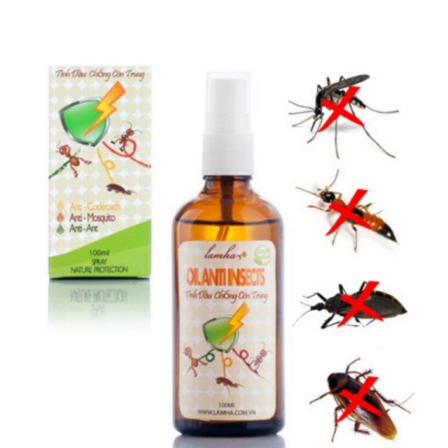 TINH DẦU CHỐNG CÔN TRÙNG 100ml Lam Hà