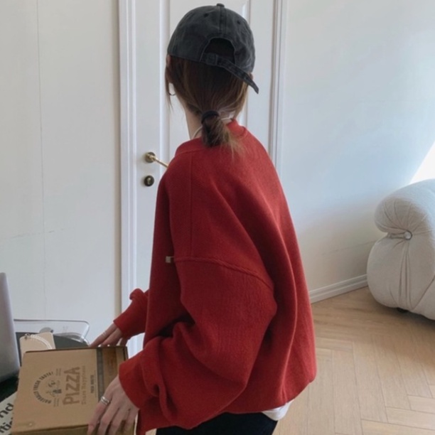 Áo Khoác Bóng Chày Tay Dài Thời Trang Hàn Quốc Cho Nữ (2 Màu)