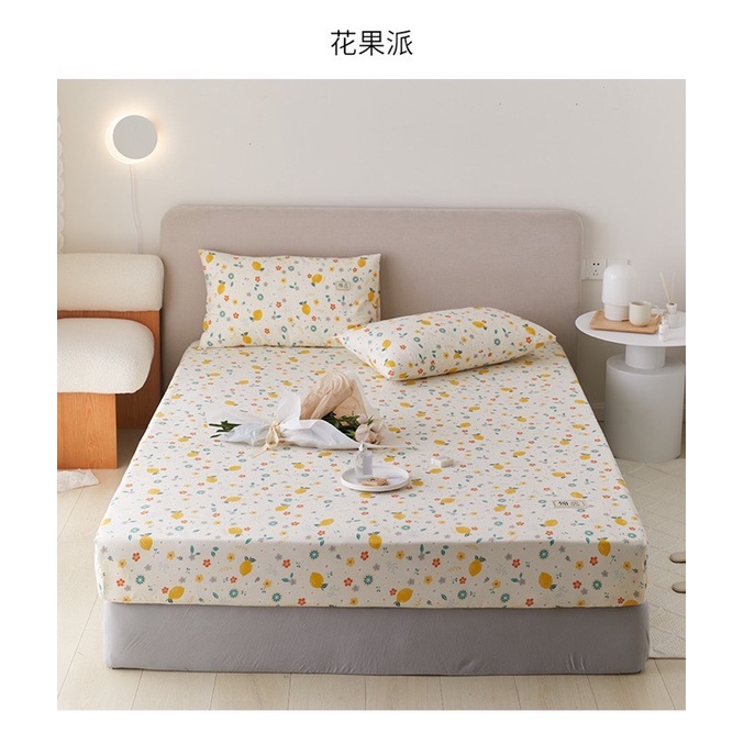 GA GỐI COTTON THÔ -Bộ ga giường và vỏ gối cotton 100%, dày mát đủ size nệm 1m2 1m5 1m6 1m8 2m SUHALISHOP