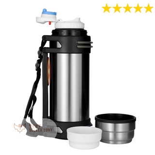Libishop - bình giữ nhiệt chân không gymer inox 2000ml cấp cấp thermos cup