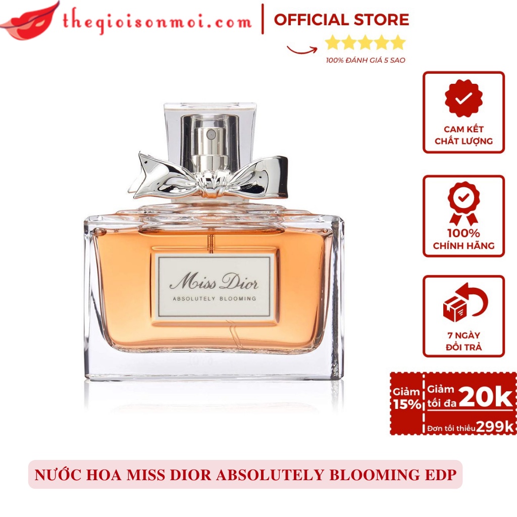 Nước hoa dùng thử Miss Dior Absolutely Blooming - Mùi hương yêu thích của Jisoo