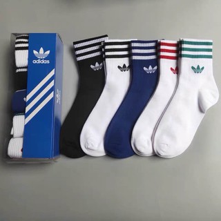Vớ Thể Thao Adidas Cổ Cao Phối Ba Sọc Thời Trang