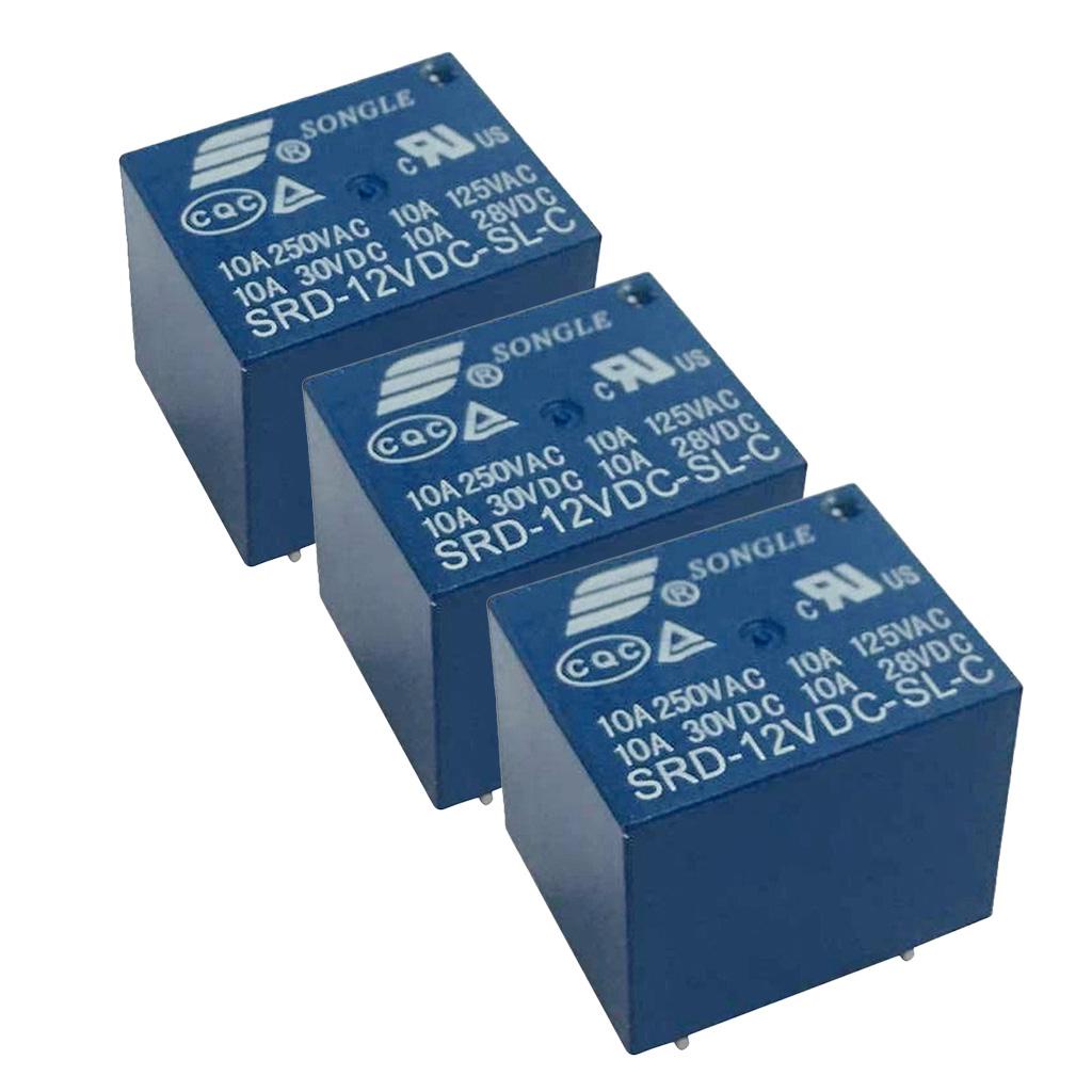 Relay  3V / 5V / 9V / 12V / 24V 5 chân Songle Rơ le SRD-03VDC-SL-C SRD-05VDC-SL-C SRD-12VDC-SL-C SRD-24VDC-SL-C
