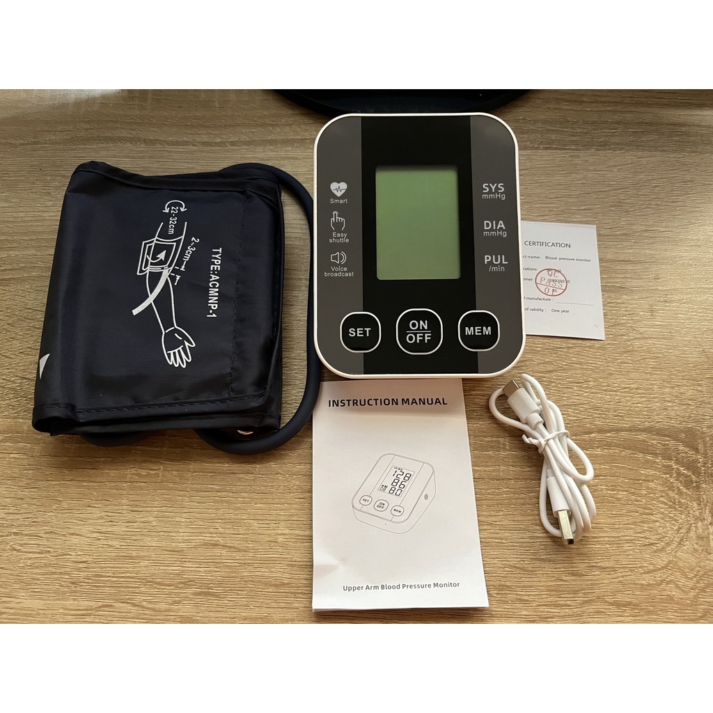 MÁY ĐO HUYẾT ÁP BẮP TAY - BP-S10 - HÀNG CHÍNH HÃNG