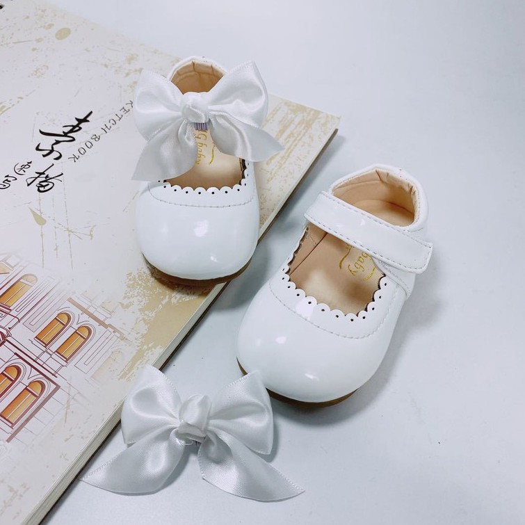 Giày Búp Bê Đính Nơ Xinh Xắn MGBABY 𝐒𝐡𝐨𝐩𝐌𝐞̣𝐁𝐨𝐛𝟖𝟔 Dành Cho Bé Gái từ 1 đến 6 tuổi