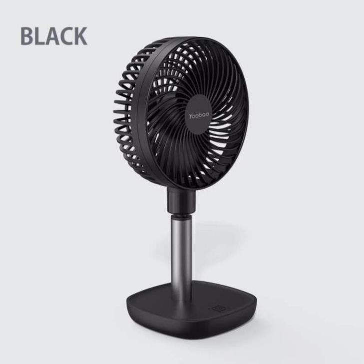 Quạt mini tích điện Yoobao Y- F1 pin siêu bền dùng thoải mái 3 ngày liền với 4 cấp ( Pin siêu khủng 10000mAh cho thời gi