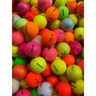 Combo 10 Bóng golf màu tổngr hợp loại xấu bóng tập