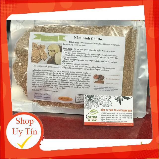 Nấm Linh Chi Đỏ 100gr - Cây Thuốc Nam Thanh Bình
