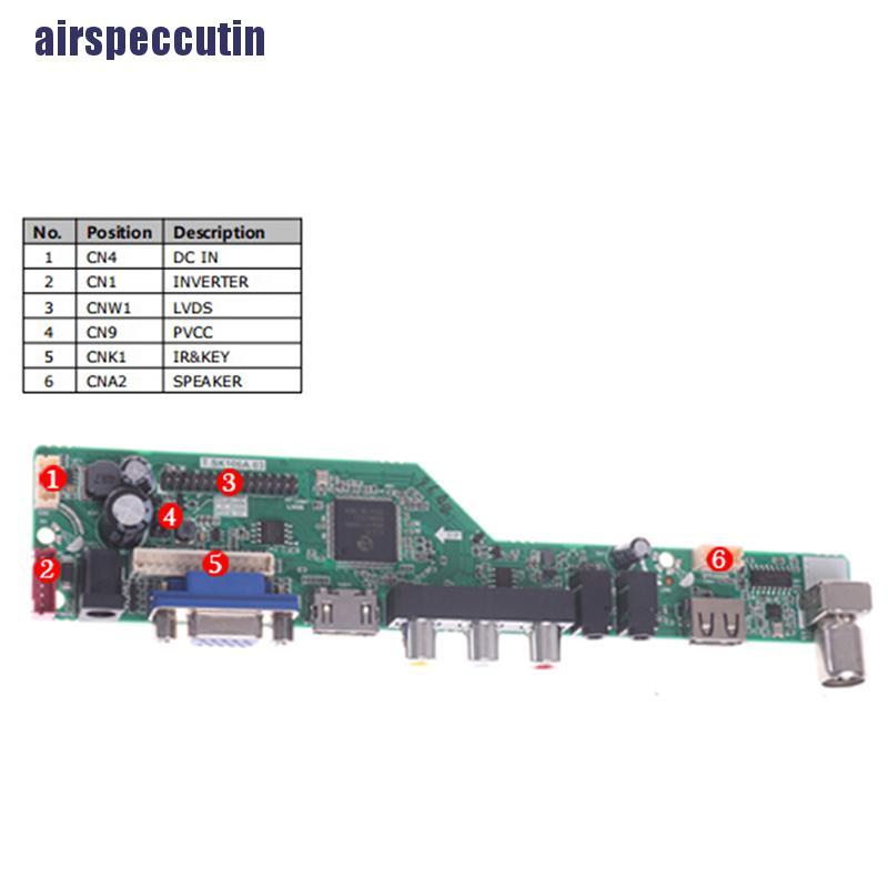 Bảng Mạch Điều Khiển Tín Hiệu Kỹ Thuật Số Lcd Tv