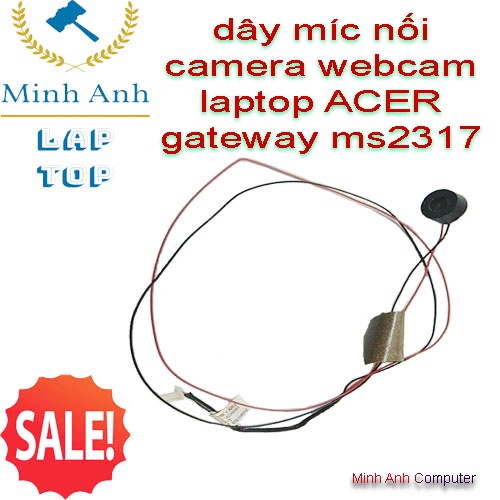 Camera webcam laptop ACER  gateway - MSP : Ms2317