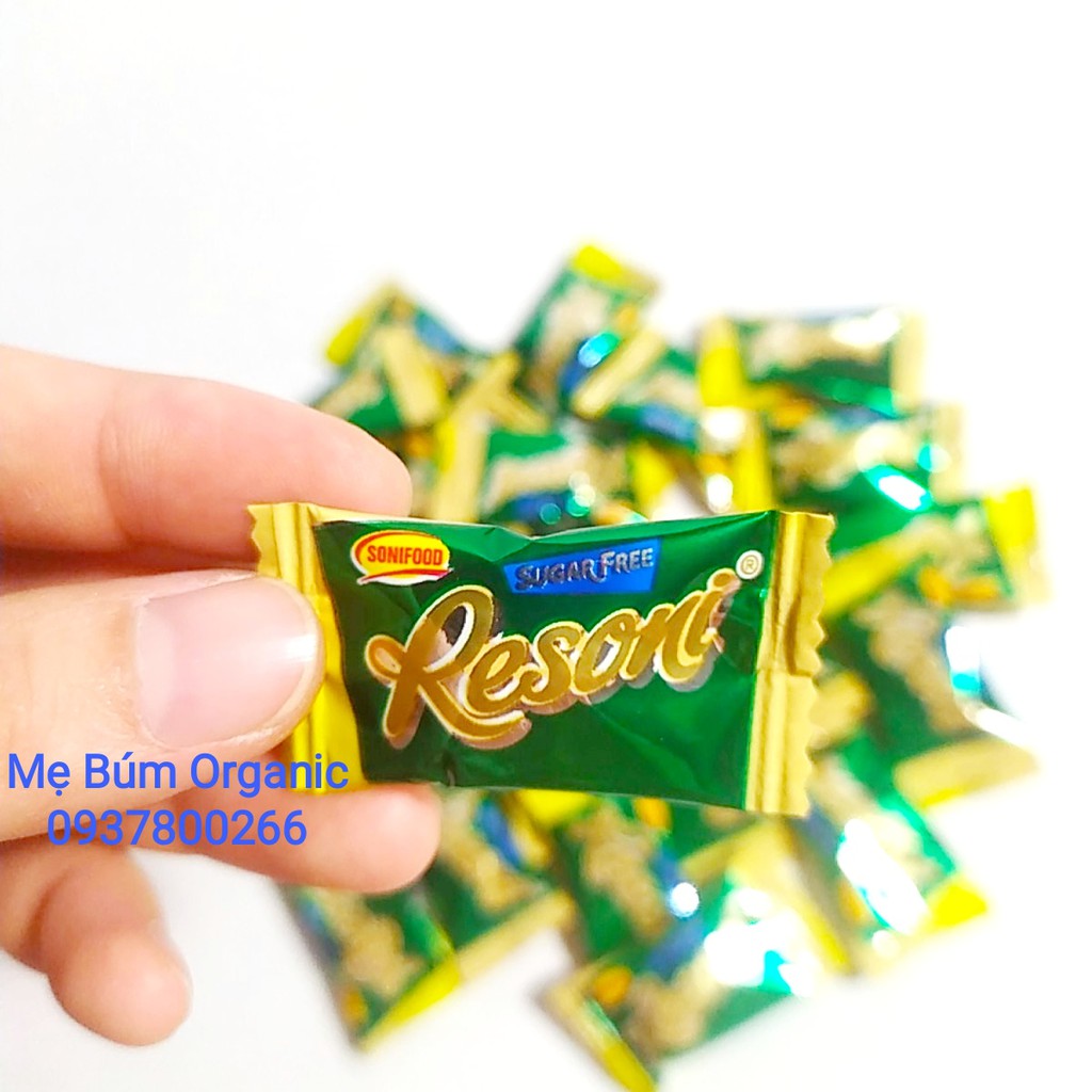 [ HCM Giao Hỏa Tốc] Combo 05 gói Kẹo thảo dược Resoni túi 60g - Kẹo dành cho người tiểu đường, ăn kiêng