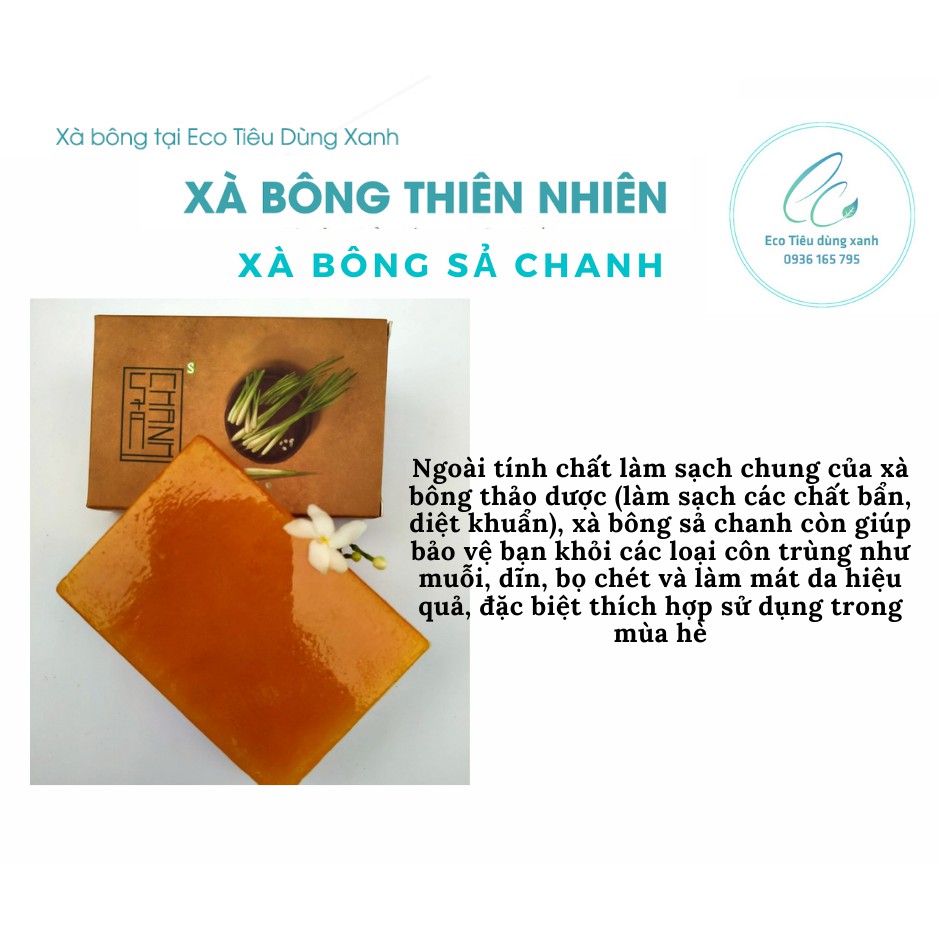 Xà bông sả chanh Sinh Dược 100g