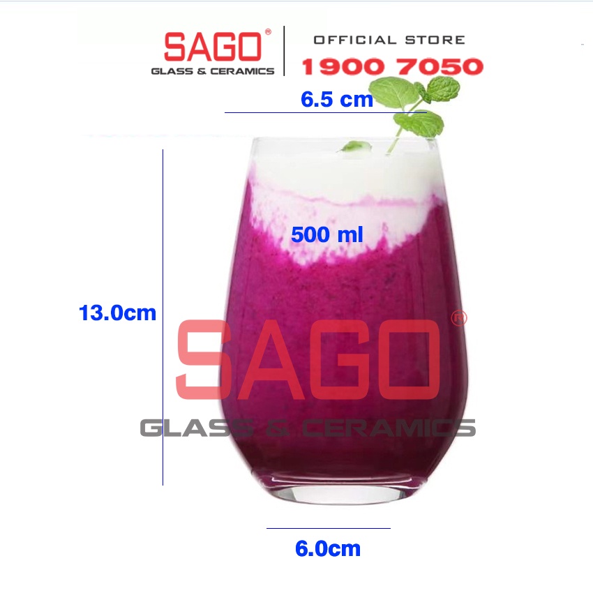 Ly thủy Tinh Pha Lê IDELITA Lexington Hi Ball Crystal Glasses 360ml , 500ml | Tùy Chọn Dung Tích