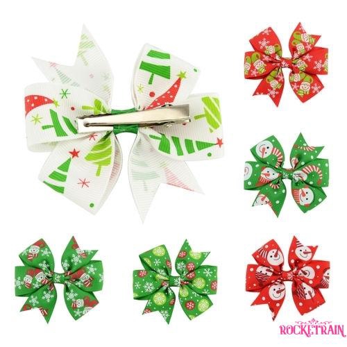 Kẹp tóc nơ xinh xắn cho bé gái từ 3-8 tuổi