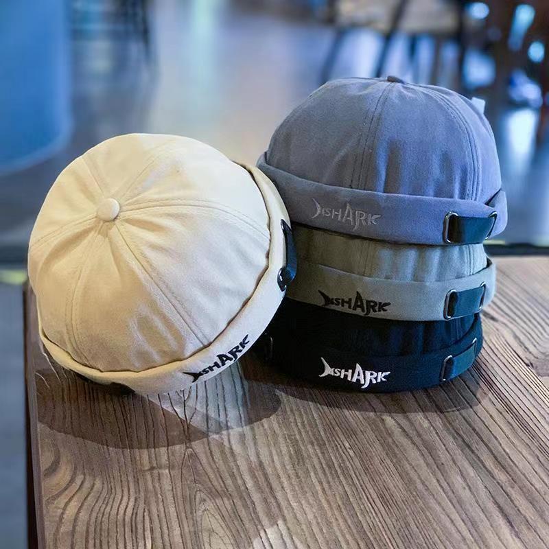 Nón lưỡi trai THE CAPAL không vành thêu chữ phong cách retro mũ beanie nữ