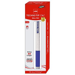 Hộp 12 chiếc bút bi bấm Cello Technotip Clic