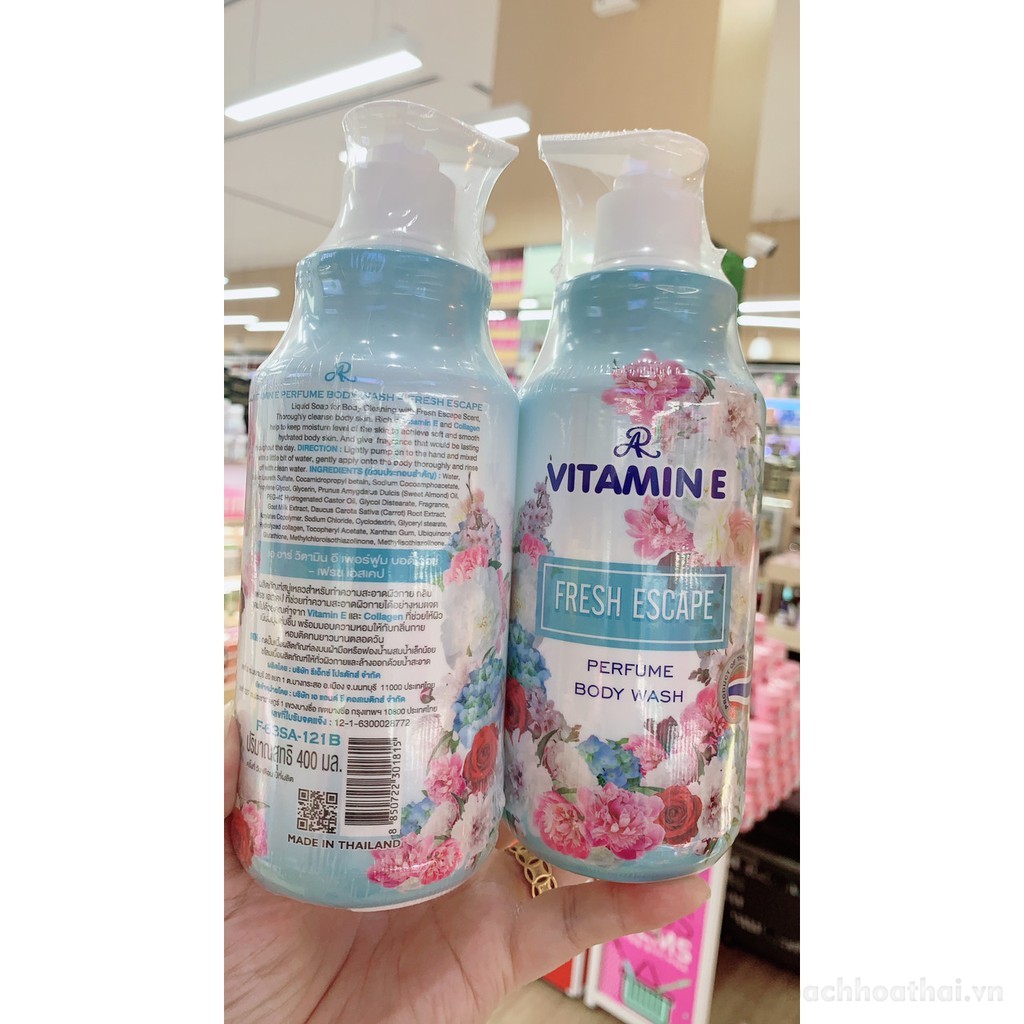 Sữa tắm hương nước hoa AR vıtamın E Perfume Body Wash