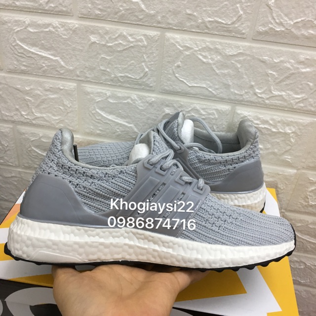 𝐑Ẻ🌺 XẢ [XẢ KHO] [SALE SỐC-SẴN HÀNG] Giày ultra boost 4.0 XÁM TRẮNG 36->43 ! ✔️ [ NEW ] . rẻ HOT : ' . ! . ' ྆