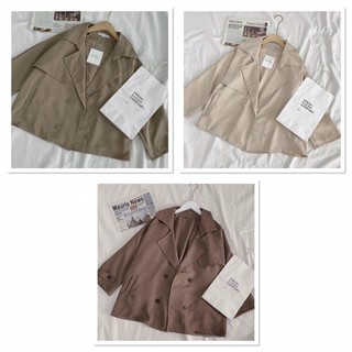 ÁO KHOÁC VEST BLAZER NÂU TÂY ( sẵn tại shop + siêu đẹp )