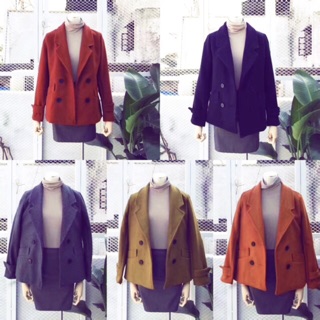 Áo khoac dạ Style Hàn ao siêu ấm đẹp dày