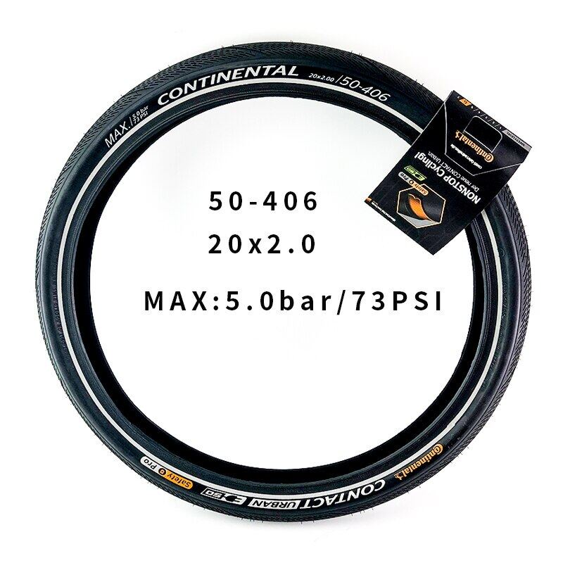 Lốp Xe Đạp 20 inch 20 * 1.25 / 1.6 20 * 2.0 BMX 406 Có Gai Phản Quang