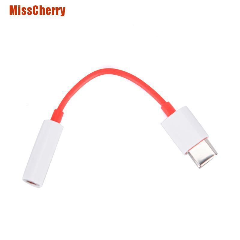 Dây cáp chuyển đổi USB Type C sang cổng âm thanh 3.5mm cho Oneplus 6t 7pro