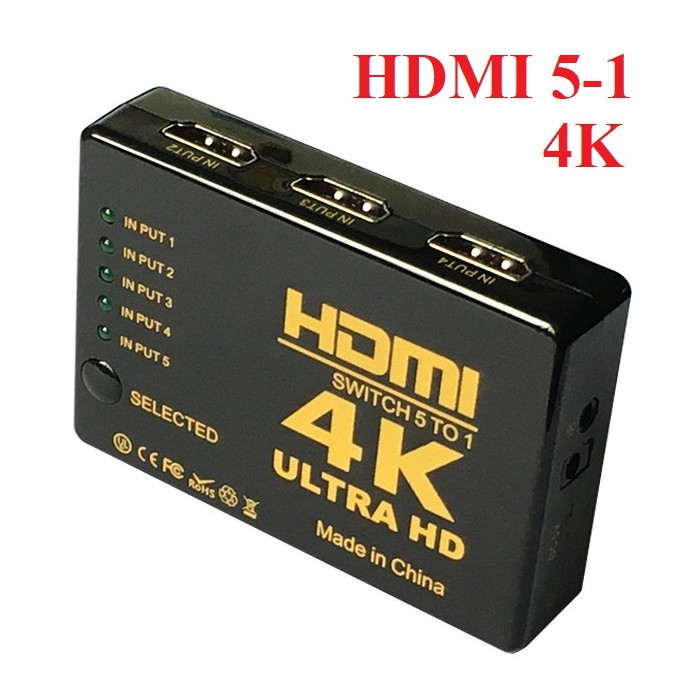 Bộ gộp HDMI 5-1 2k x 4k