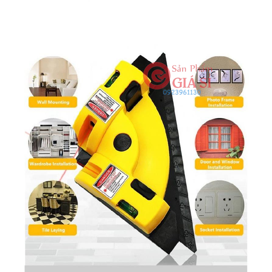 THƯỚC KE GÓC VUÔNG LASER MÁY ĐO GÓC VUÔNG 90 ĐỘ BẰNG TIA LASER ĐA NĂNG ❤️freeship❤️