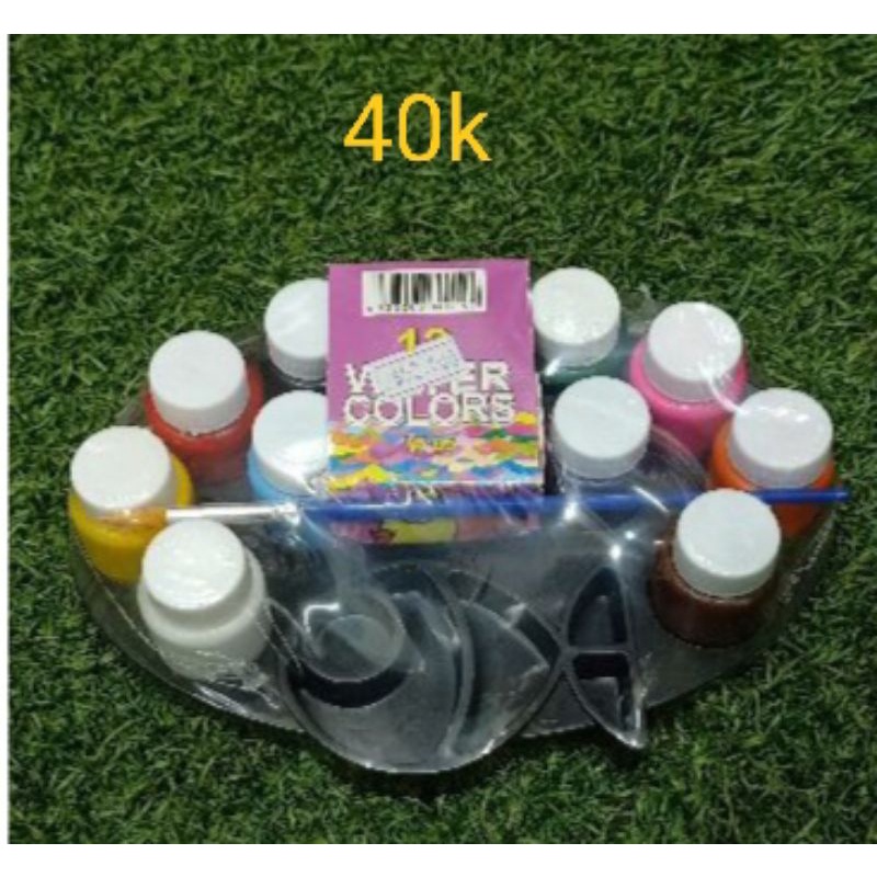 Màu nước vẽ tranh cho bé  An toàn - không độc hại màu đẹp, mịn, sáng dùng vẽ trên giấy, tô tượng