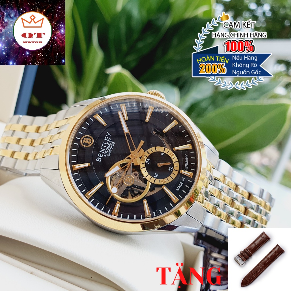 Đồng Hồ Nam BENTLEY BL1831-25MTNI Dây Kim Loại Tặng Dây Da Cao Cấp
