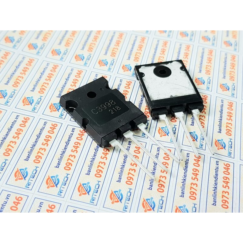 [Combo 2 chiếc] C3998 2SC3998 Transistor NPN 25A 1500V TO-3PL