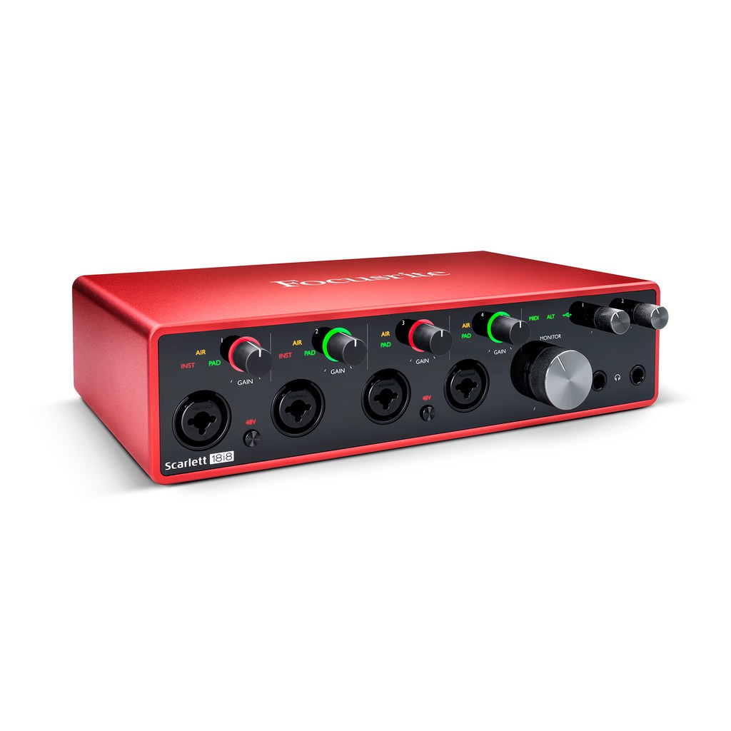 Soundcard Thu Âm Focusrite Scarlett 18i8 (3rd Generation)