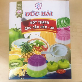 Bột Thạch Rau Câu Dẻo 3D Gói 12g