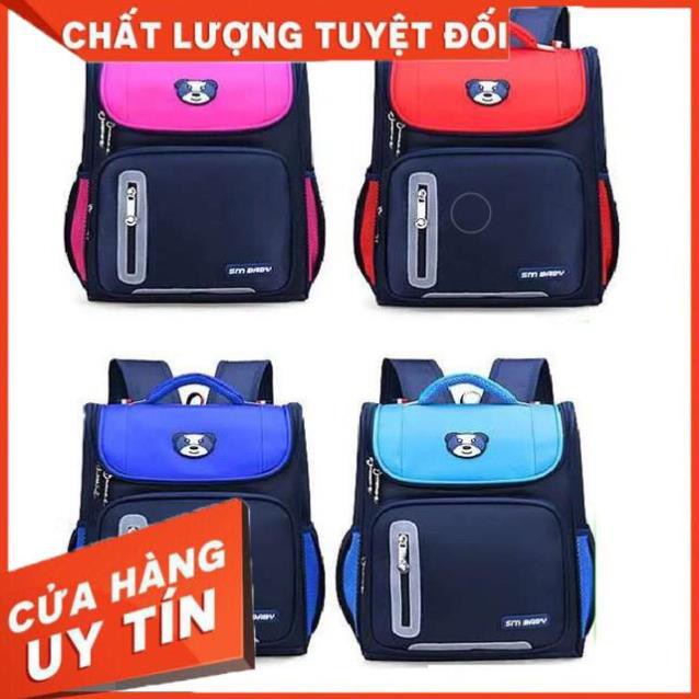 Balo chống gù học sinh SM BABY gấu con hàng Quảng Châu cao cấp