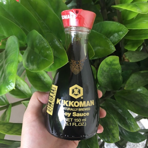 Nước tương soy sauce Kikkoman (chai thủy tinh) 150ml