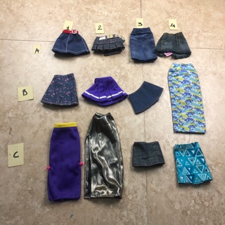 Qa C - chân váy cho búp bê barbie xinyi