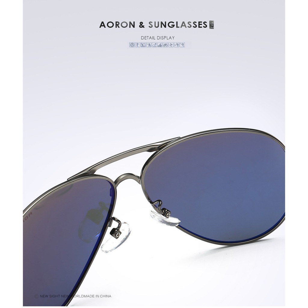 Kính mát phân cực cao cấp AORON 8503 (Xám) - NVfashion | BigBuy360 - bigbuy360.vn