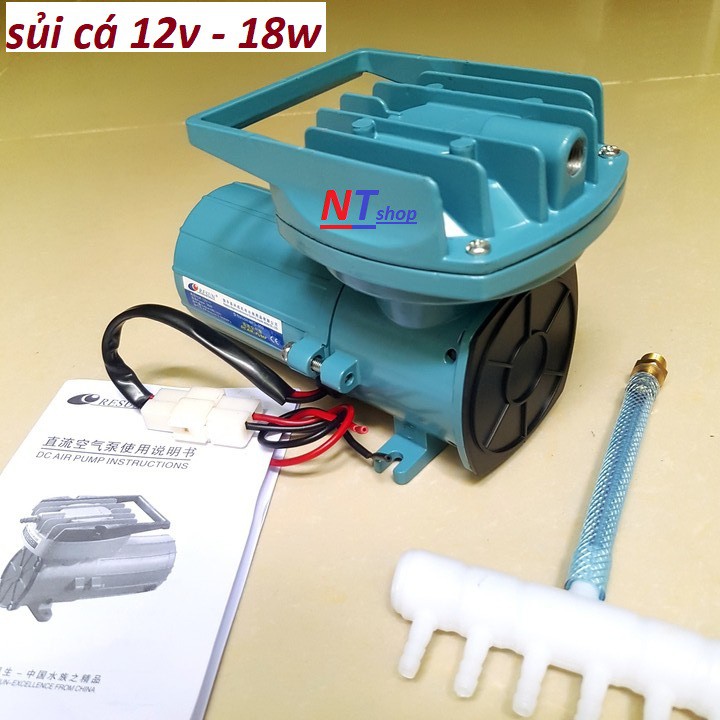 Máy sục sủi thổi khí oxy hồ cá cảnh Resun 12V MPQ - 902