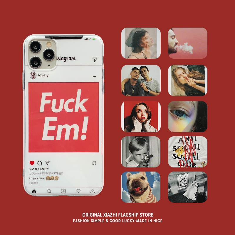 Ốp điện thoại với 6 hình thẻ độc đáo cho iPhone 6/7/8 Plus / X / XS / XR / XS MAX / 11/11 PRO / 11 Pro MAX / SE2