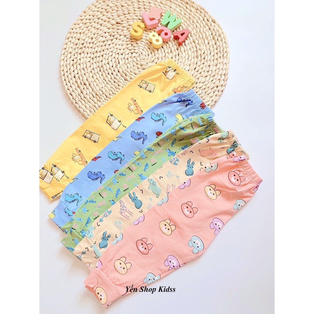 Sale !!! Bộ Dài Minky Mom Cotton Cao Cấp  Họa Tiết Ô TÔ-Khủng Long Cho Bé (Size 6-19kg) ( Cotton 100 %) (1204)