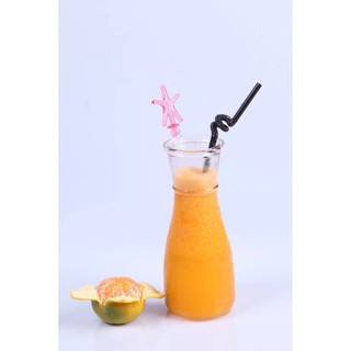 LY THỦY TINH IN HOA VĂN CHỮ LOVE_ LY TRÀ SỮA/ NƯỚC ÉP 500ML