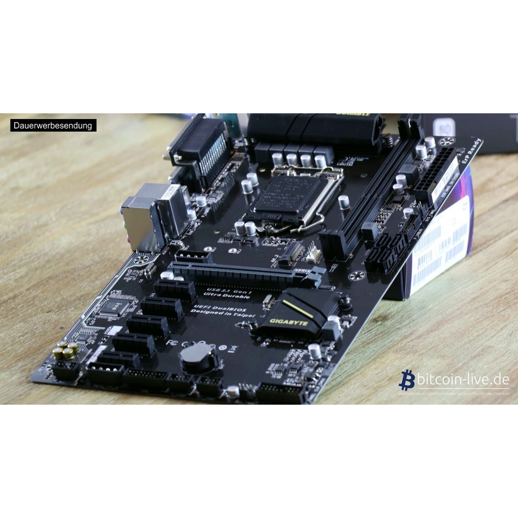 Bo mạch chủ Main Giga H110-D3A đã Mod chạy được CPU I3 9100F (7W) 20