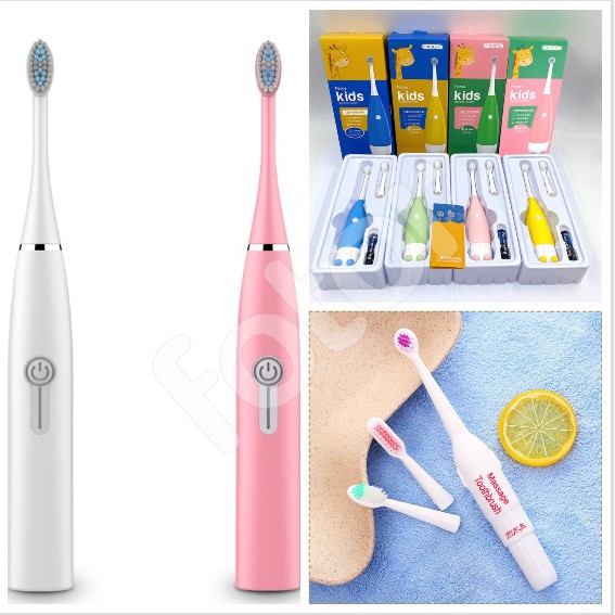 [FREESHIP] BÀN CHẢI ĐÁNH RĂNG TỰ ĐỘNG KIDS, WORM XÀI PIN CHO BÉ