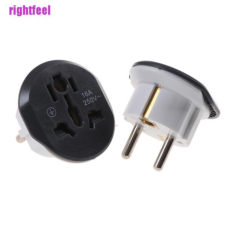 Đầu cắm điều hợp nguồn AU US UK qua EU công suất lớn AC 250V thông dụng cho du lịch