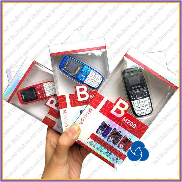 ( cực sốc) Điện thoại mini Siêu Nhỏ BM200 02 sim - chức năng đổi giọng nói