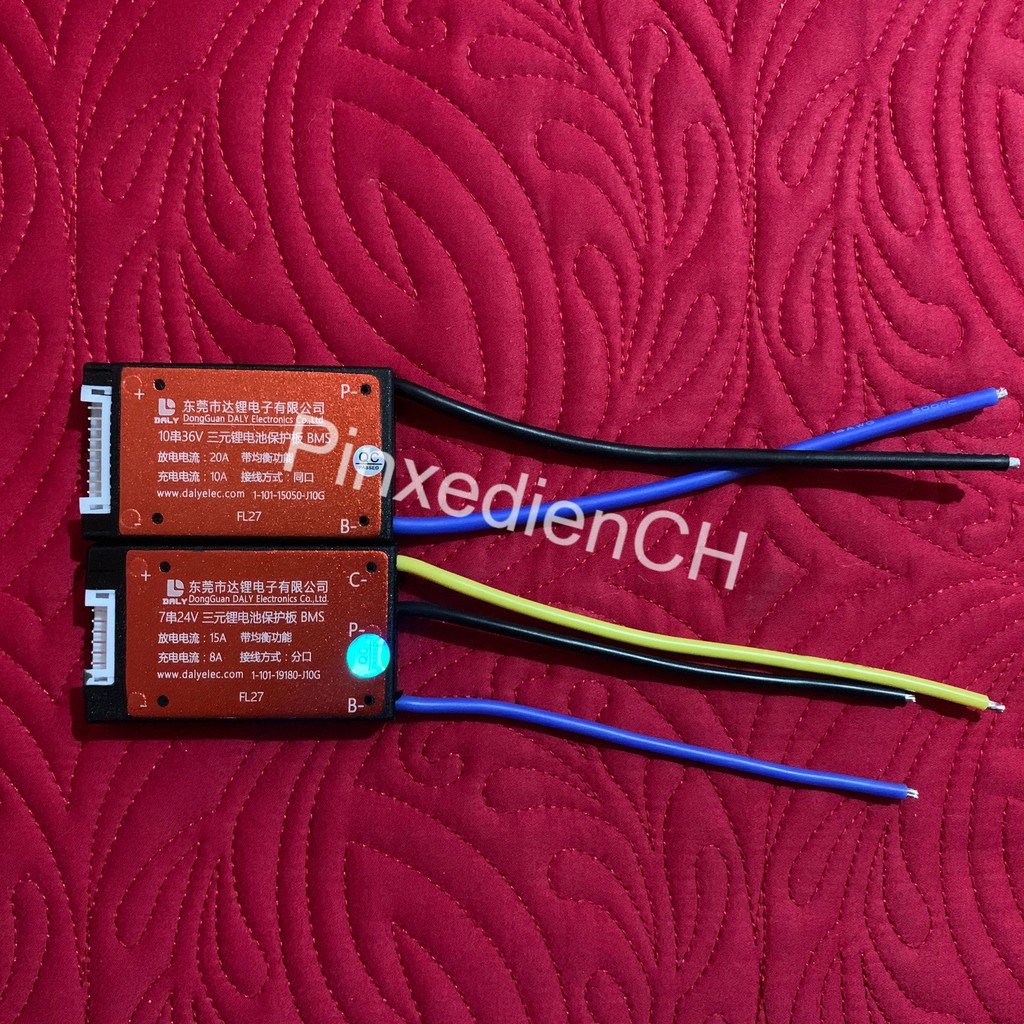 Bảng mạch bảo vệ pin 18650 Lithium Ion 3.7V BMS DALY 10S 36V 15A chính hãng