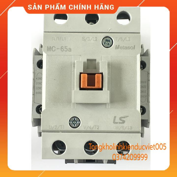 . Khởi động từ 3 pha MC 65A /220v-380v /LS ..