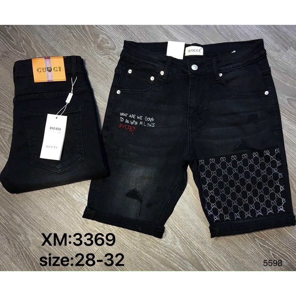Quần Short Jean Nam 💥Quần đùi nam co giãn💥 hàng đẹp mặc thoáng mát ⚡The Lizard⚡