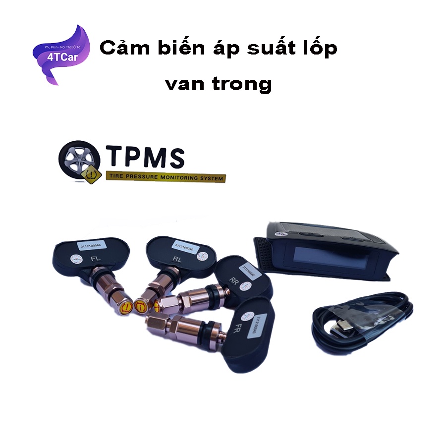 Cảm biến áp suất lốp van trong năng lượng mặt trời TN410 Màn độc lập