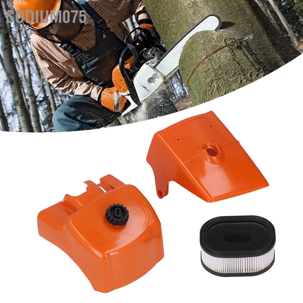 Có thể bán buôn Bộ Lọc Khí Bằng Nhựa Thay Thế Kèm Vỏ Bọc Cho Máy Cưa Xích Stihl 066 MS660 MS650 Chainsaw 000 120 1654 sodium075 Hàng giao ngay